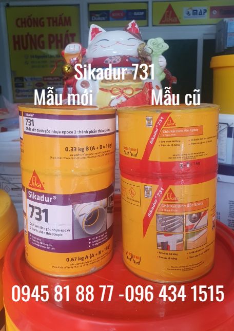 Sikadur 731 - thay đổi mẫu mã mới