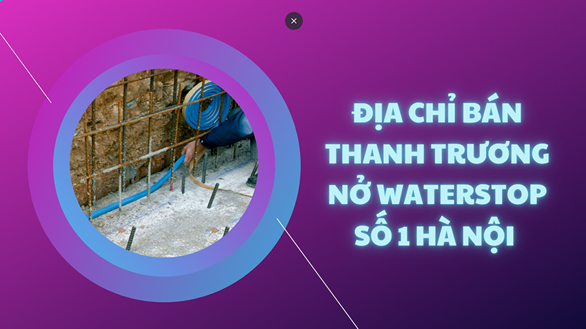 Đơn vị bán Thanh trương nở Waterstop số 1 Hà Nội