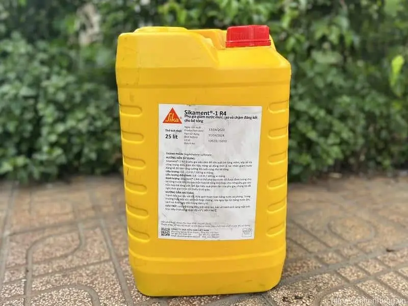 Các loại chất phụ gia bê tông Sika phổ biến