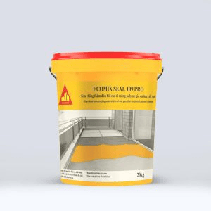 Ecomix Seal 109 Pro – Sơn Chống Thấm Đàn Hồi Cao Gốc Xi Măng Polyme Gia Cường Cốt Sợi
