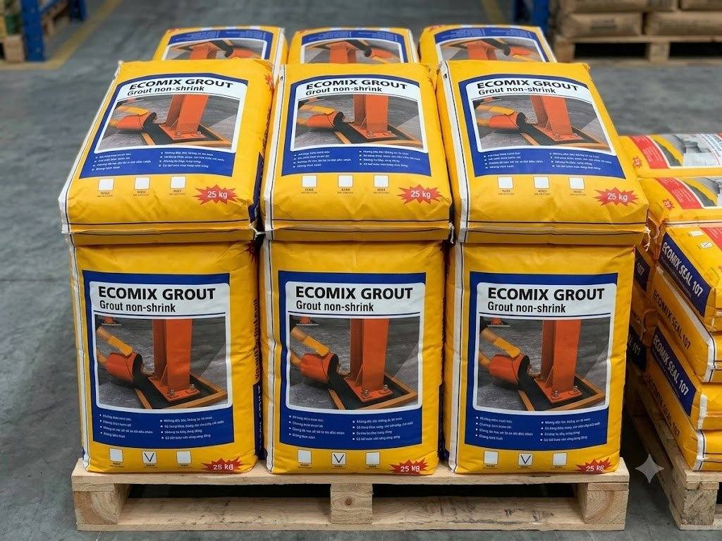 Đặc tính nổi bật của Ecomix Grout