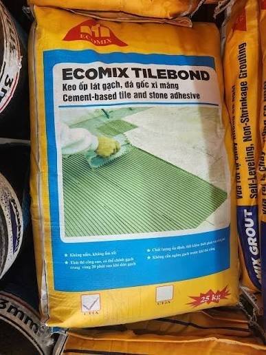 Lưu ý khi thi công Ecomix Tilebond