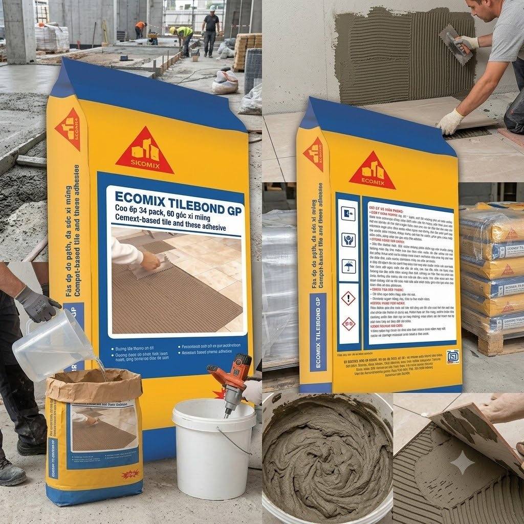 Mô tả sản phẩm Ecomix Tilebond GP