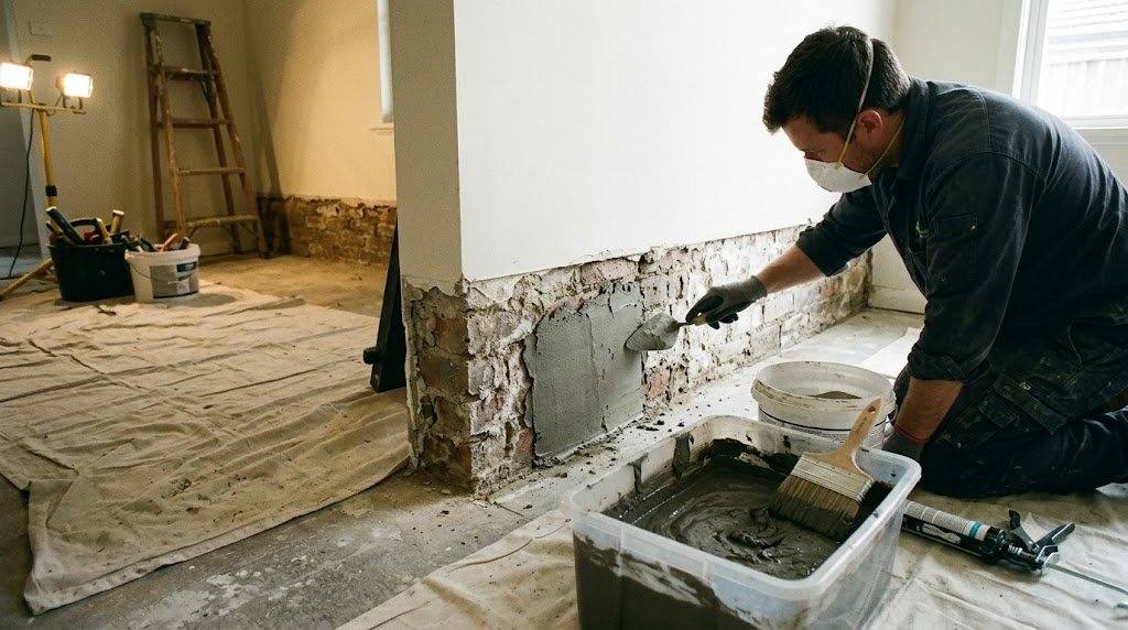 Nên dùng vật liệu nào để chống thấm chân tường?