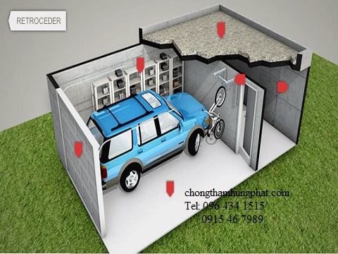 sơn epoxy sàn gara ô tô - chongthamhungphat.com