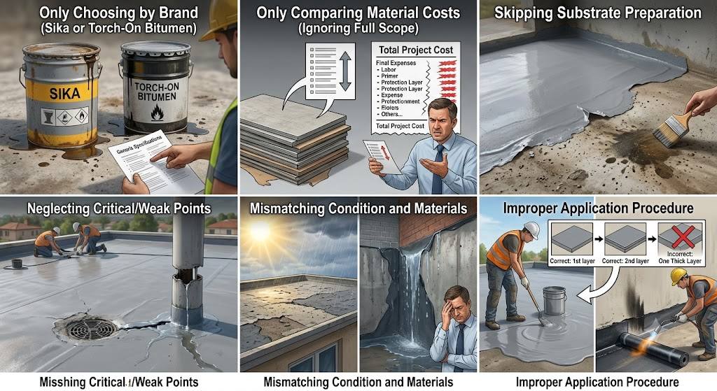 Những sai lầm thường gặp khi lựa chọn