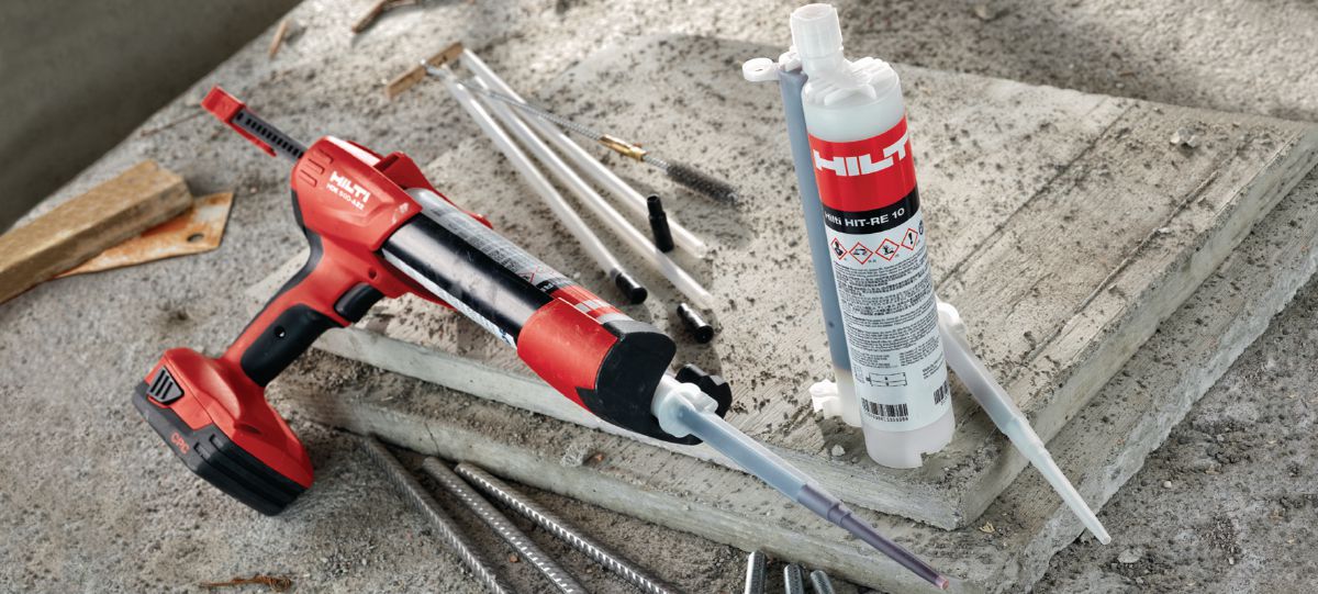 Phân loại keo khoan cấy thép Hilti