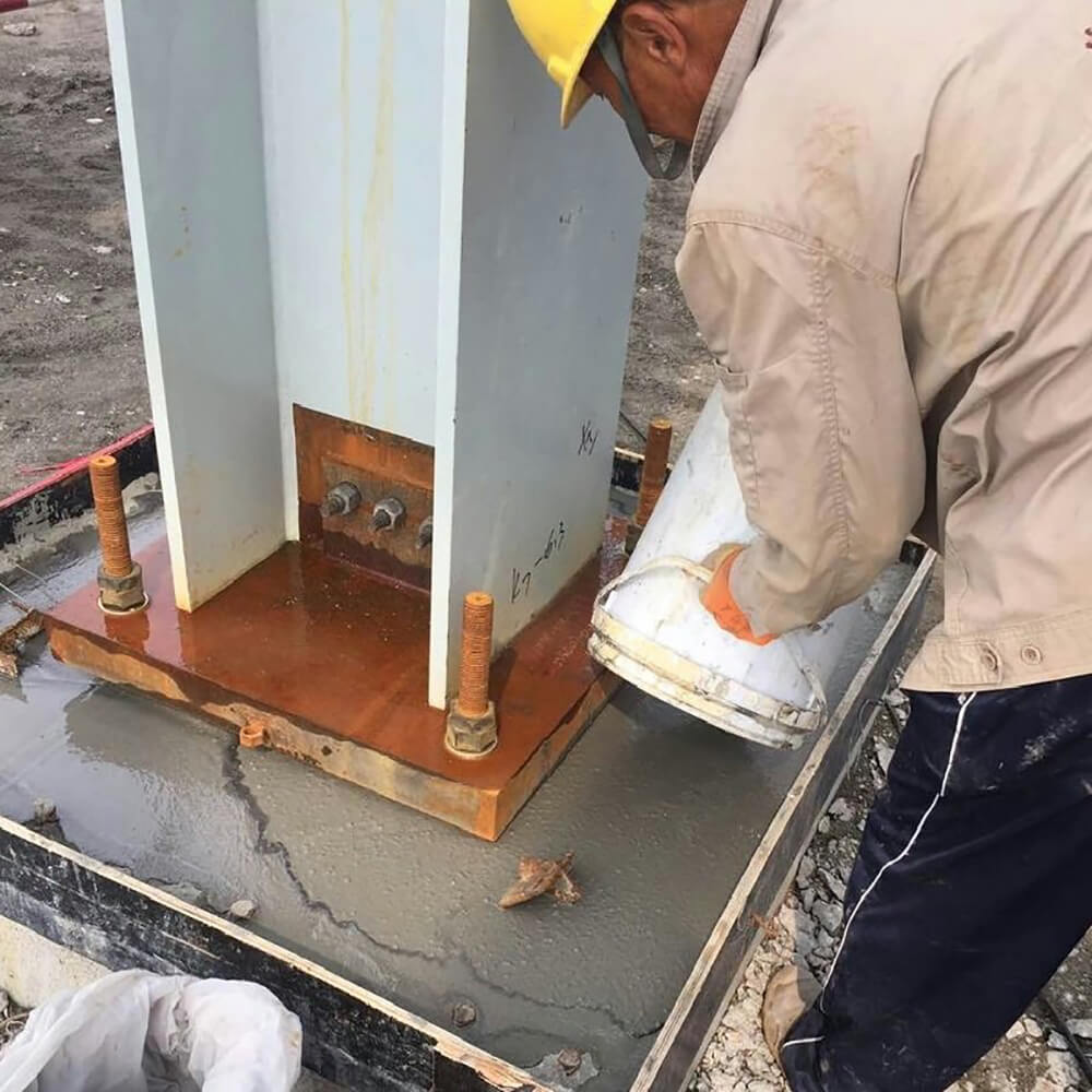 Quy trình thi công vữa rót không co ngót hiệu quả