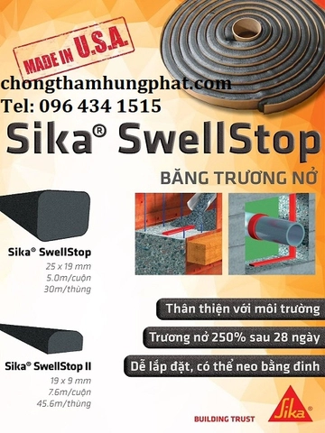  Báo giá tahnh trương nở 