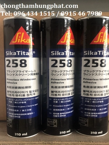 Hướng dẫn thi công keo dán kính Sika Titan 258