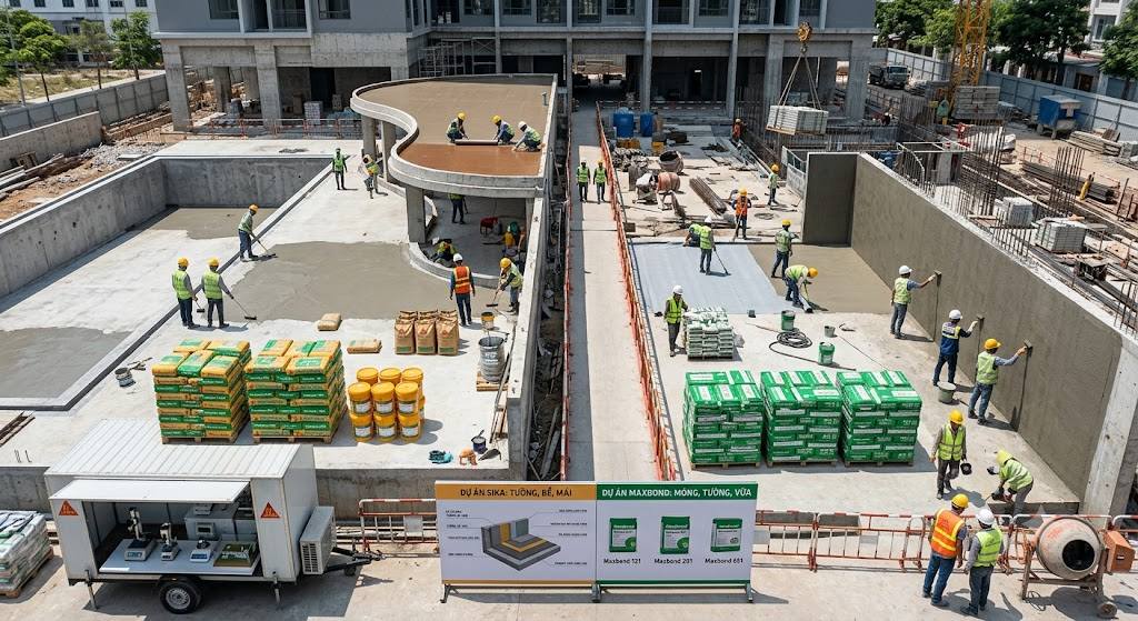 Sika và Maxbond có gì khác nhau