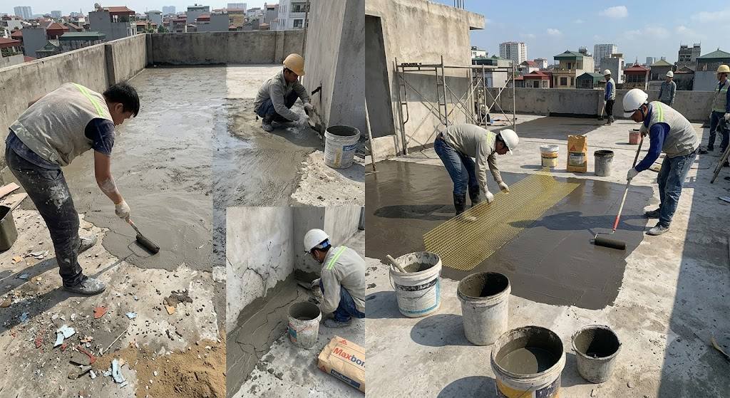 So sánh chi phí sử dụng Sika và Maxbond