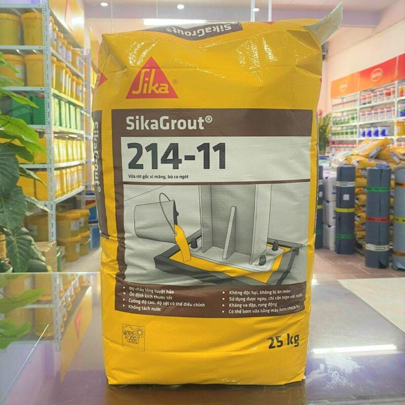So sánh Sikagrout 214 với vữa thông thường