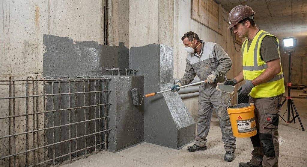 Vật liệu Sika nào có thể sử dụng cho tầng hầm?