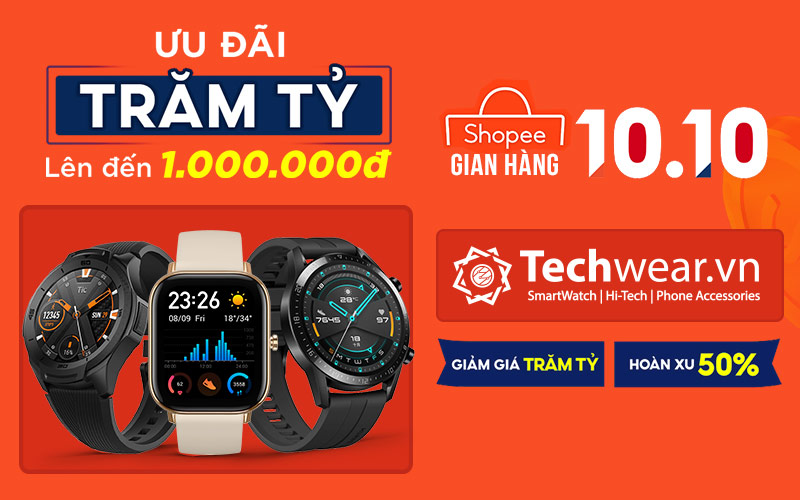 techwear.vn khuyến mại dịp 10.10.2020 giảm giá tới 50%