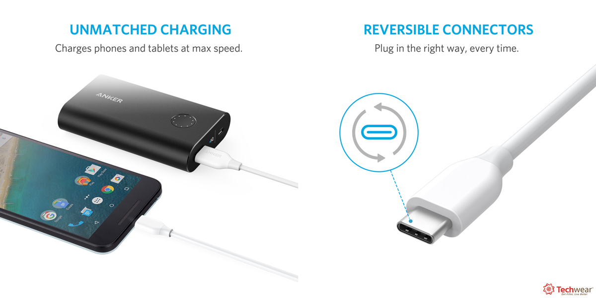 Cáp Anker PowerLine 1.8m USB-C ra USB 3.0