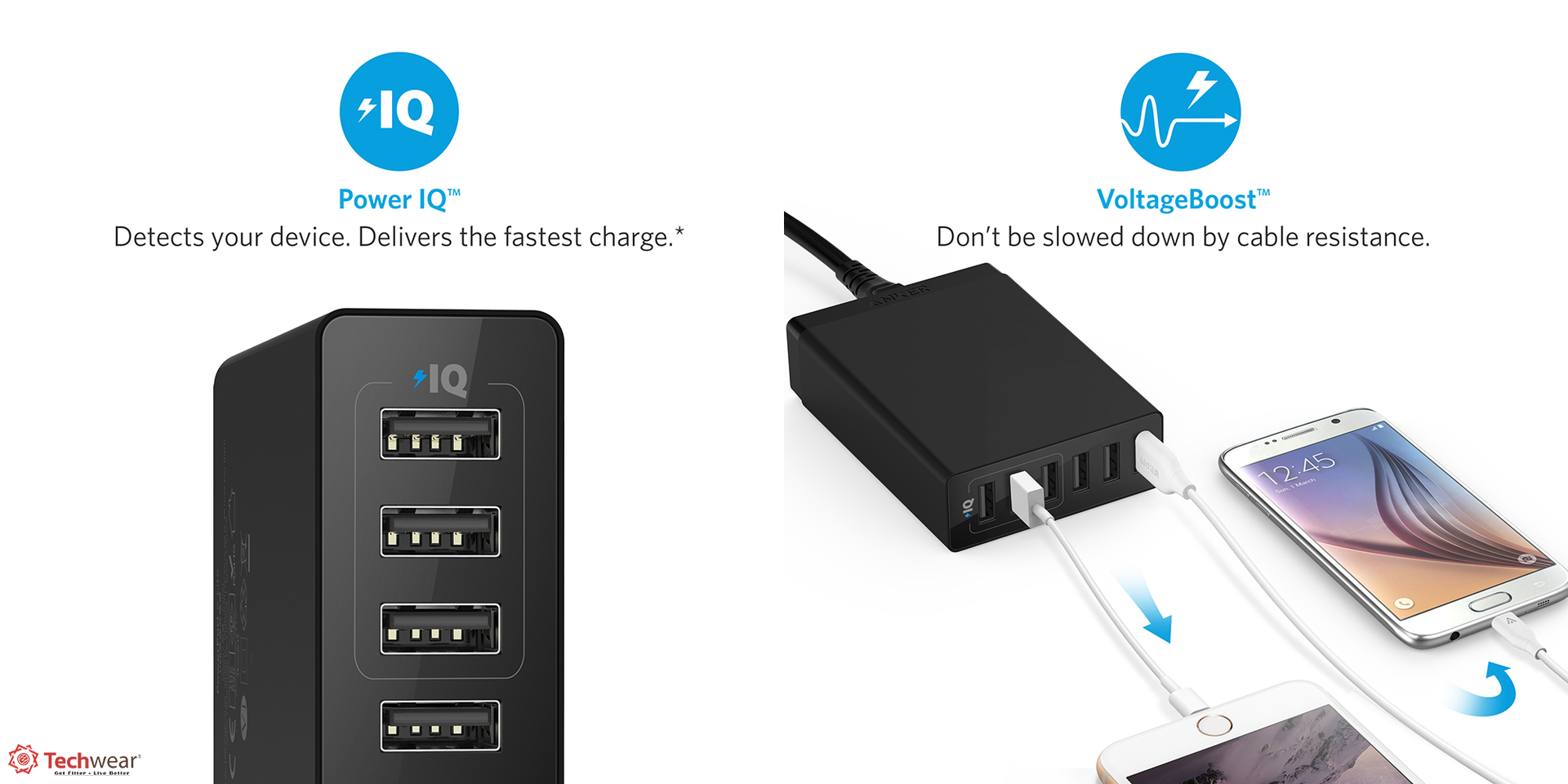 Sạc để bàn Anker PowerPort Lite 6 Cổng 30W