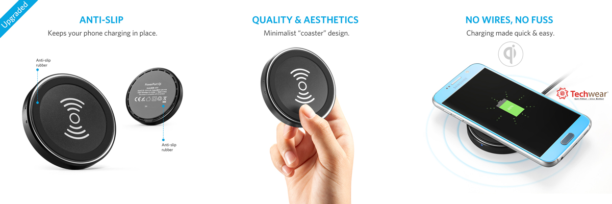 Sạc Không dây Anker PowerPort Wireless 12W