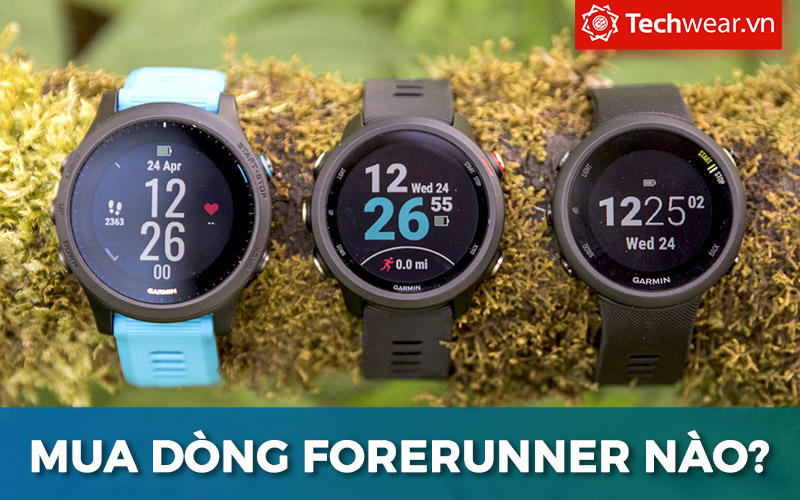 so sánh các dòng garmin forerunner