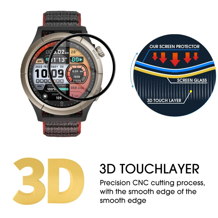 Dán màn hình đồng hồ Amazfit Cheetah Pro tại Techwear.vn