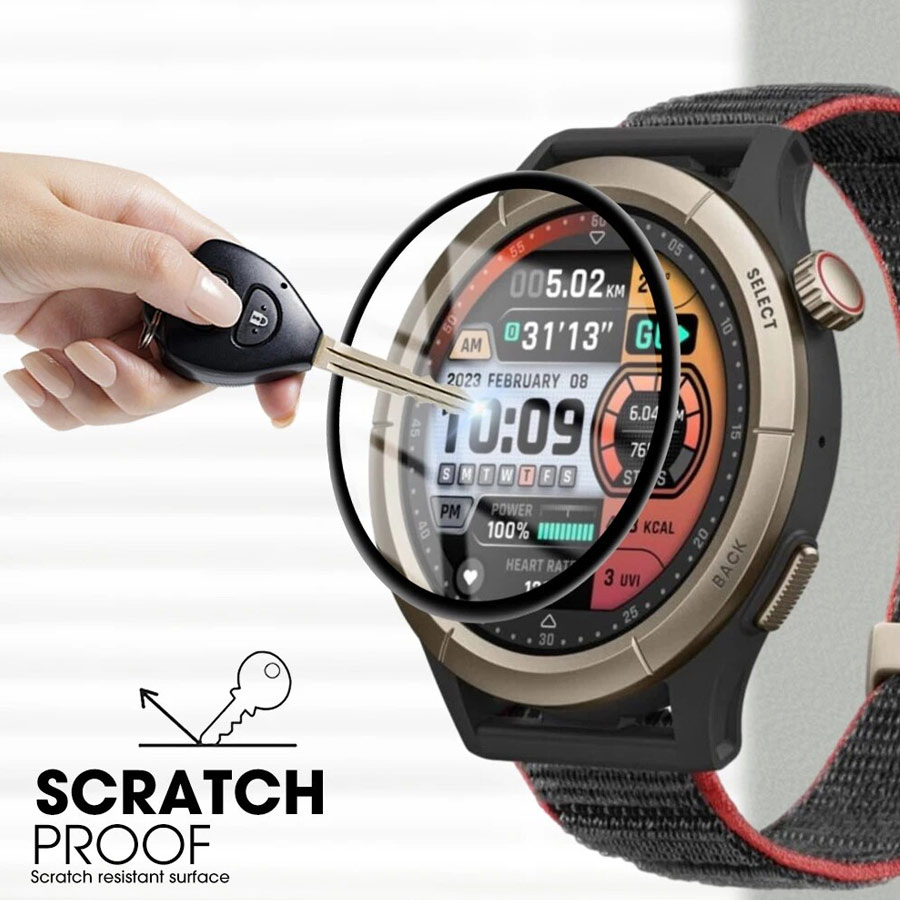 Dán màn hình đồng hồ Amazfit Cheetah Pro tại Techwear.vn