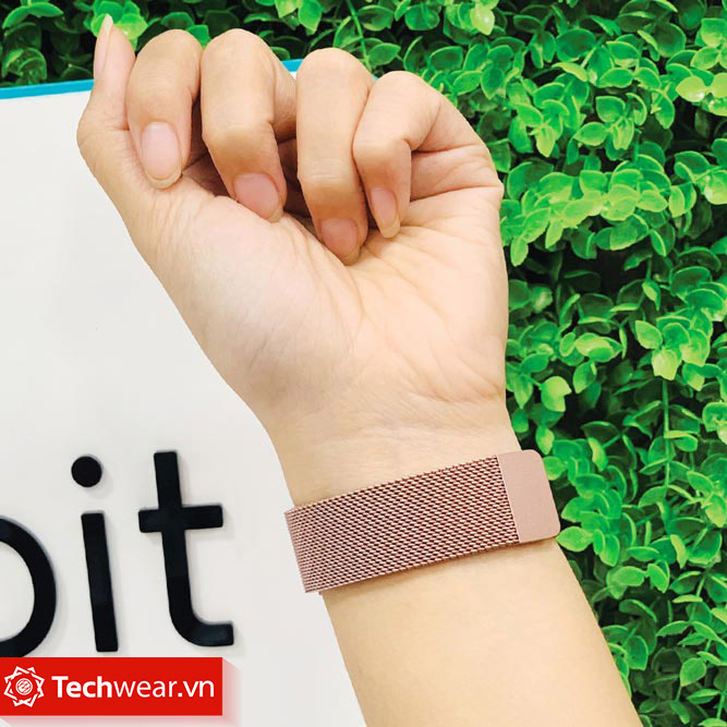 Dây thép lưới cao cấp đồng hồ Fitbit Charge 4 | Charge 3
