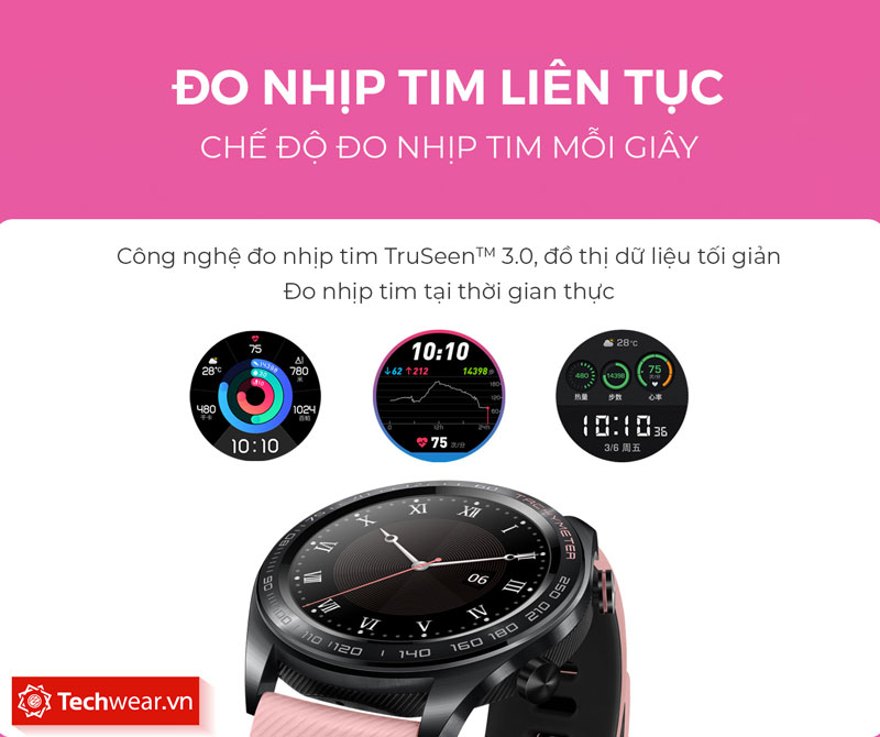 honor watch magic dream màu hồng 