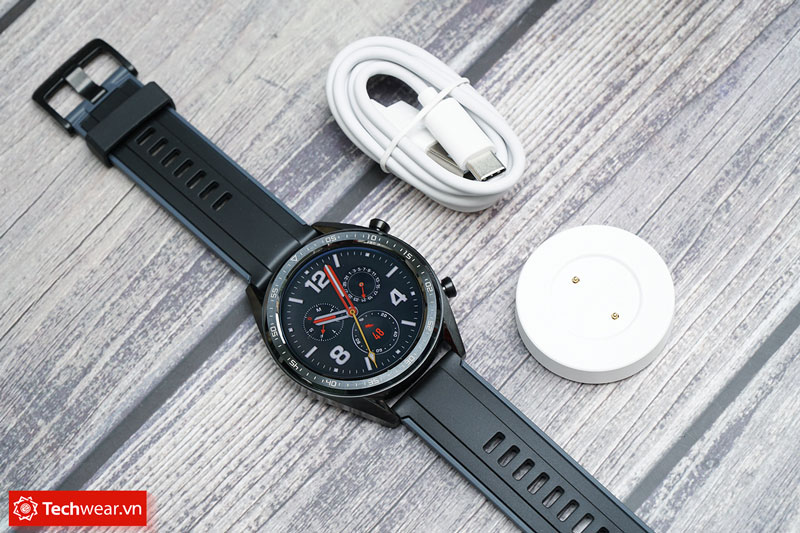 đồng hồ thông minh smartwatch Huawei Watch GT màu đen sport