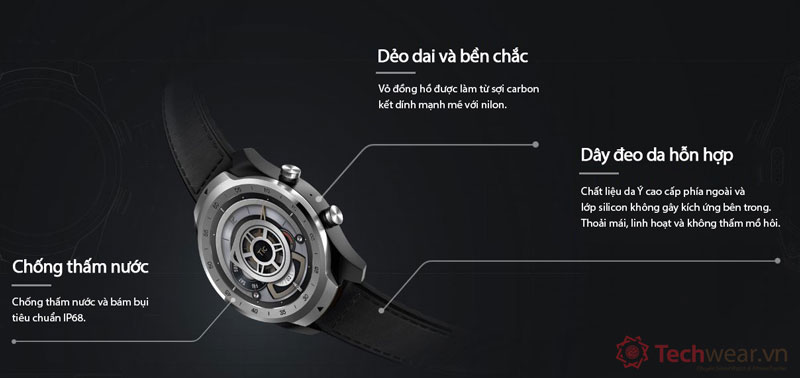 Đồng hồ Ticwatch Pro đánh giá