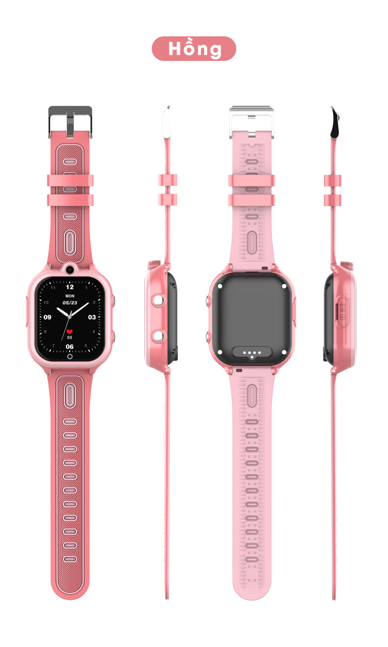 Techwear.vn bán đồng hồ thông minh trẻ em Wonlex KT 29 hồng