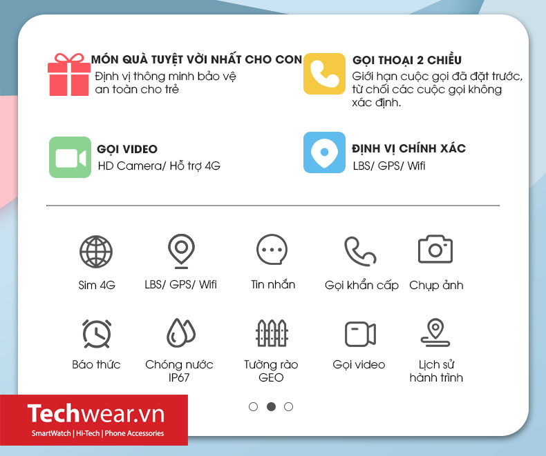 Techwear.vn bán đồng hồ thông minh trẻ em Wonlex KT29
