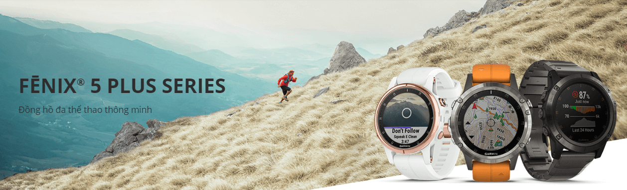 đồng hồ thể thao Garmin Fenix 5 Plus Series