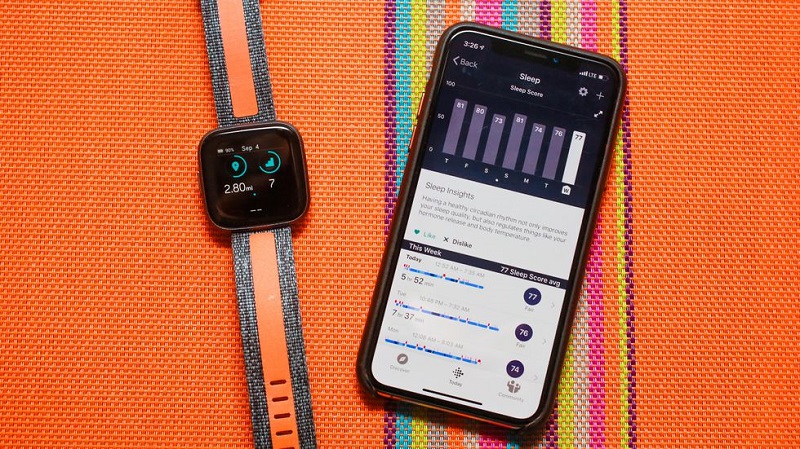 Tính năng theo dõi sức khỏe trên Fitbit Versa 2