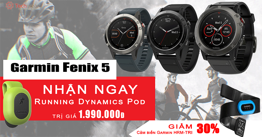 Chương trình khuyến mại "Garmin Fenix 5 cùng bạn thách thức mọi giới hạn"