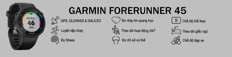 forerunner 45s vs vivoactive 3