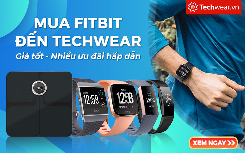 Giảm giá 30% mua đồng hồ Fitbit