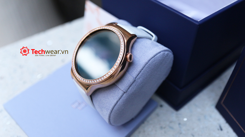 Huawei Watch Swarovski Jewel Sapphire (White leather)
