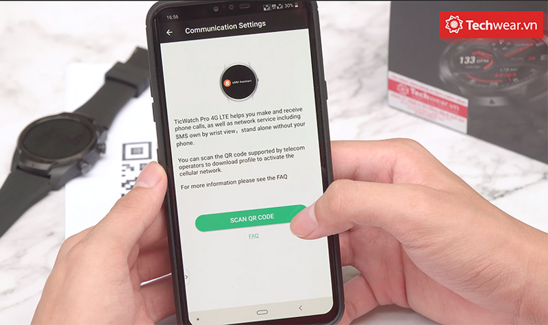 Hướng dẫn kích hoạt và kết nối eSIM trên đồng hồ ticwatch pro 4G lte 