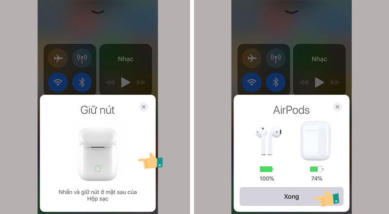 Hướng dẫn sử dụng AirPods