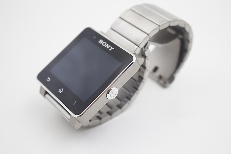 sony smartwatch 2 dây kim loại bạc