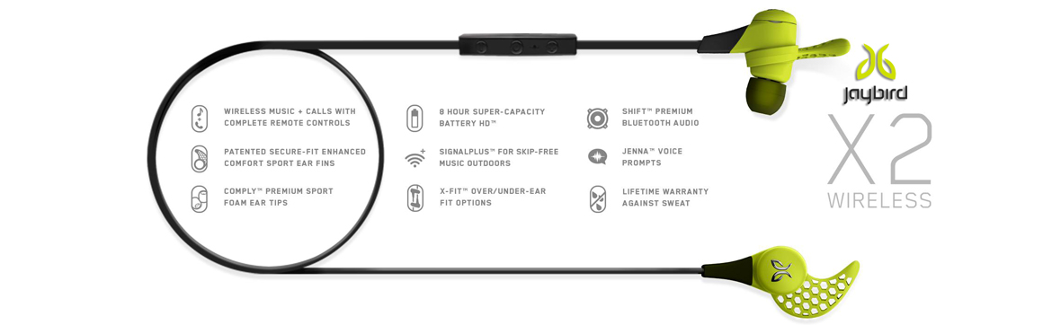 tai nghe Bluetooth Jaybird X2