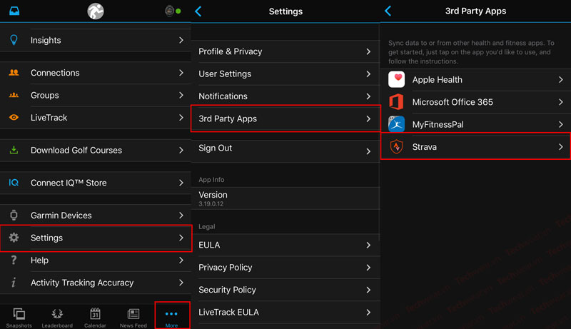 Hướng dẫn đồng bộ ứng dụng Garmin Connect và Strava