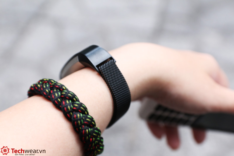 Quai thép lưới Milanese Loop Fitbit Alta HR