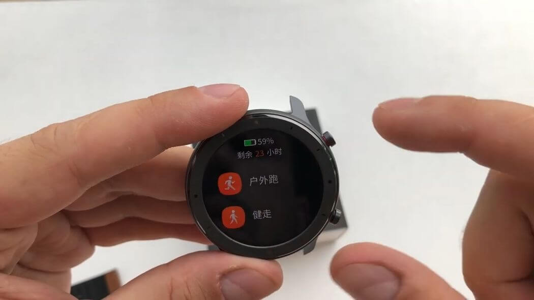 Hiển thị của Huami Amazfit GTR