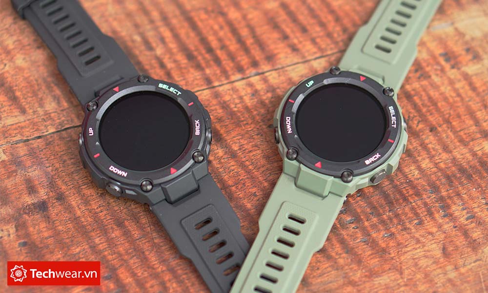 phiên bản xanh và đen Huami Amazfit T-Rex - Techwear.vn