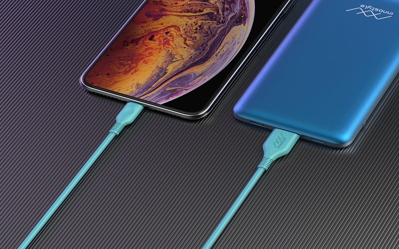 Cáp InnoStyle Jazzy 1.5M USB-A To Lightning Teal