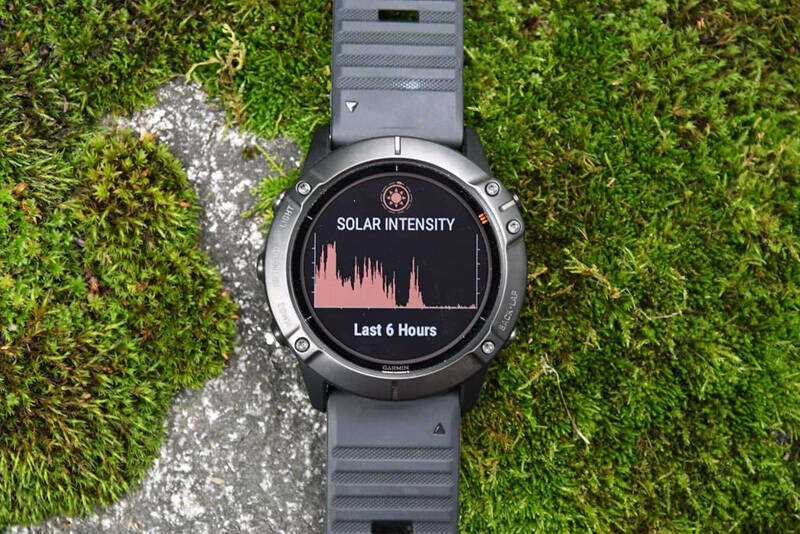 Tính năng Solar trên Garmin Fenix 6X Pro