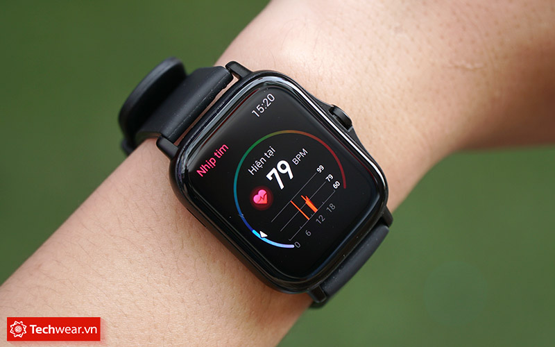 Đo nhịp tim trên Đồng hồ Huami Amazfit GTS 2