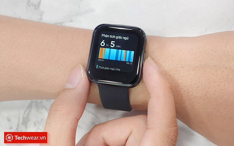 Theo dõi giấc ngủ trên Đồng hồ thông minh Realme Watch