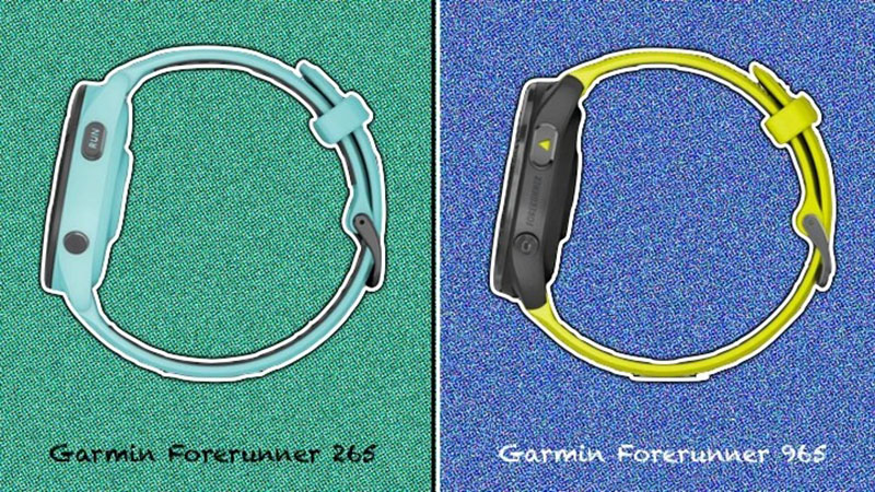 Khác biệt giữa Garmin Forerunner 265/265S và 965